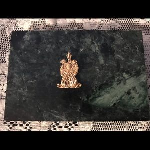 VINTAGE 14K YELLOW GOLD CLOWN PENDANT CHARM